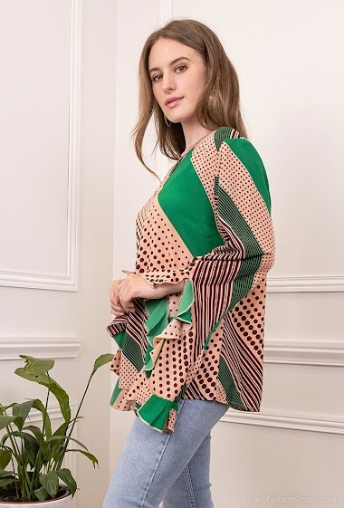 Wholesaler LUZABELLE - Ruffled blouse