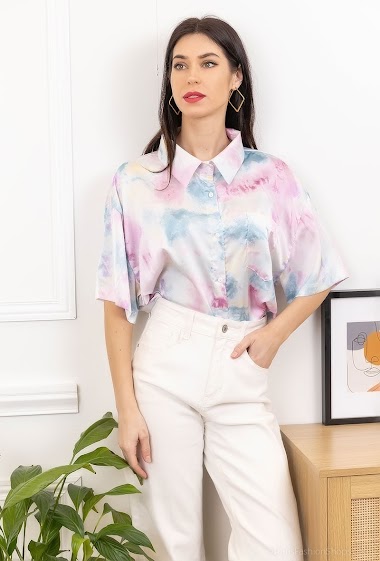 Wholesaler LUZABELLE - Shirt with Tie and Dye print