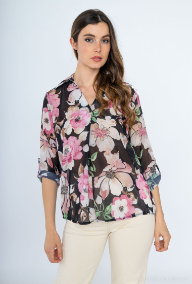 Wholesaler LUZABELLE - Floral print shirt