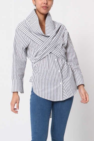 Wholesaler LUZABELLE - Striped cotton shirt