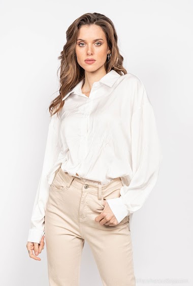 Wholesaler LUZABELLE - Satin shirt + satin pants
