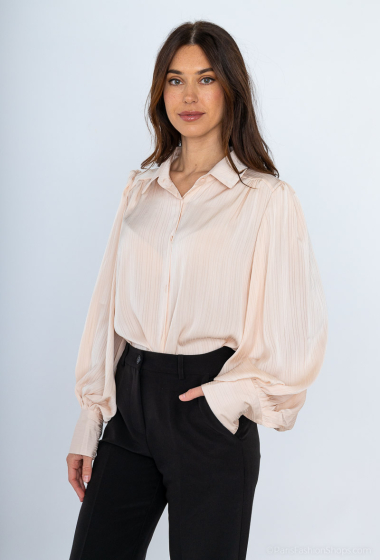 Wholesaler LUZABELLE - Plain long-sleeved shirt