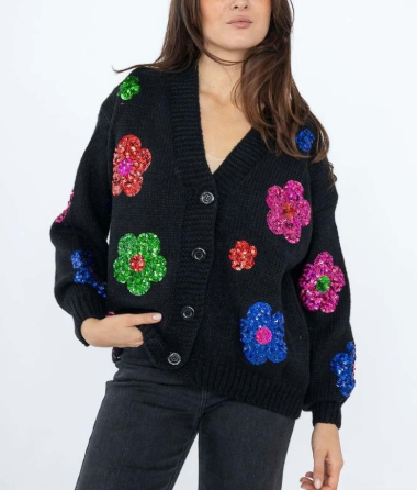 Wholesaler LUZABELLE - Flower pattern vest
