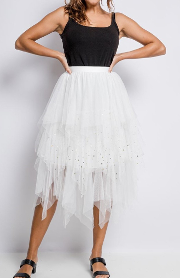 Wholesaler LUZABELLE - Sequin skirt