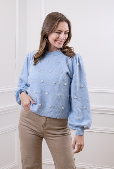 Wholesaler LUZABELLE - Jumper with pearl