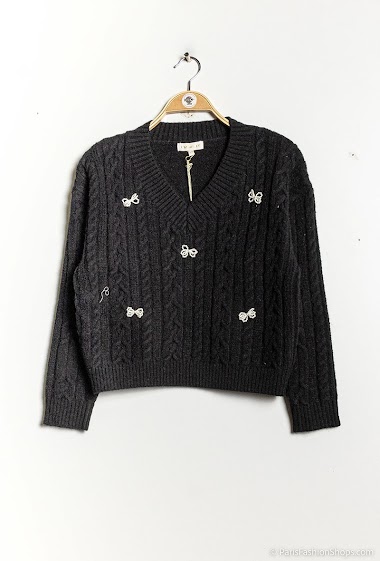 Wholesaler LUZABELLE - Short knitted sweater