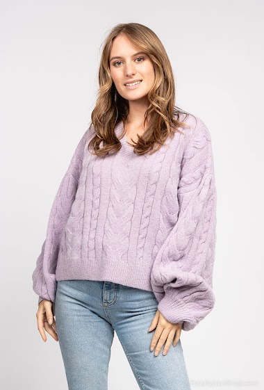 Wholesaler LUZABELLE - Cable knit sweater
