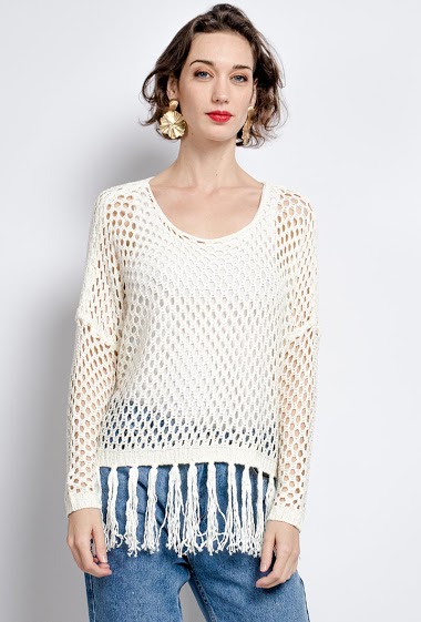 Wholesaler LUZABELLE - Perforated sweater