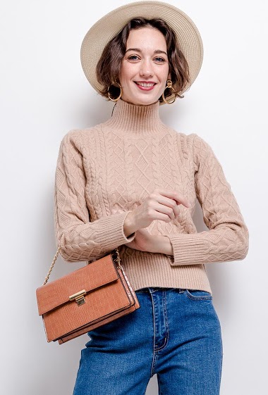 Großhändler LUZABELLE - Cable knit sweater