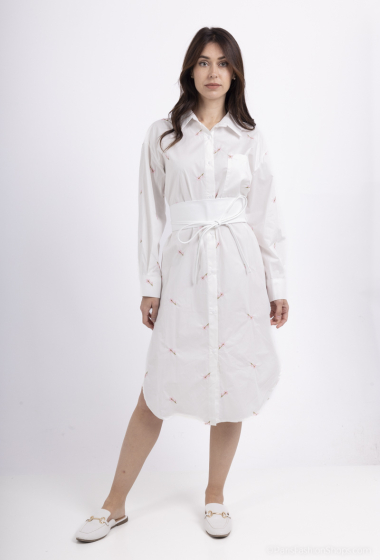 Wholesaler LUZABELLE - Floral print shirt dress