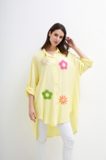 Wholesaler LUZABELLE - Floral shirt dress
