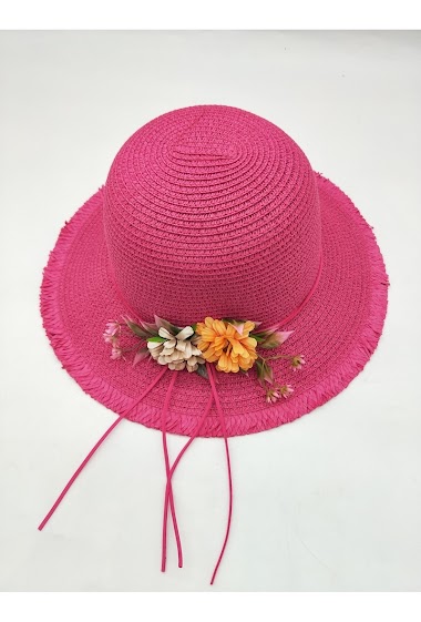 Grossiste LX Moda - Chapeau avec fleurs