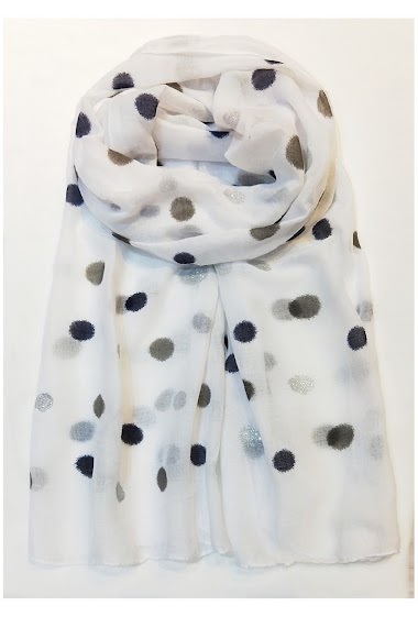 Wholesaler LX Moda - Polka dot scarf