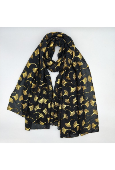 Wholesaler LX Moda - Shiny wrinkled scarf