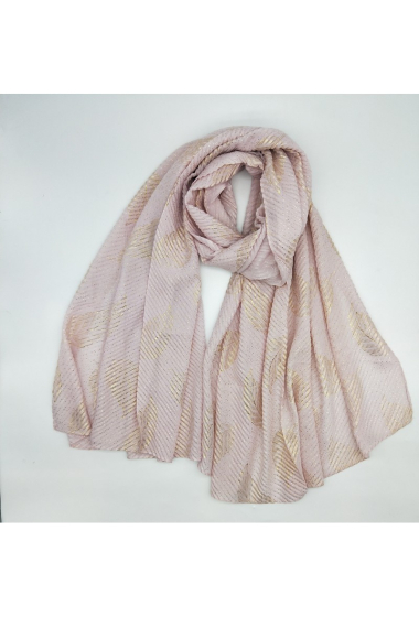 Wholesaler LX Moda - Shiny wrinkled scarf