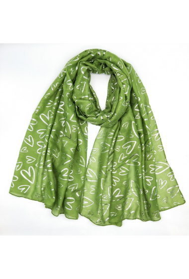 Wholesaler LX Moda - Shiny scarf with pattern
