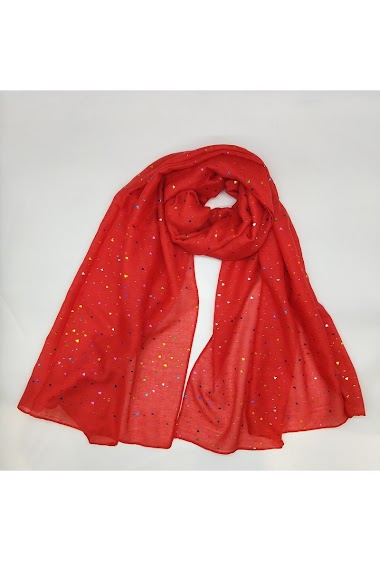 Mayorista LX Moda - Shiny scarf with pattern
