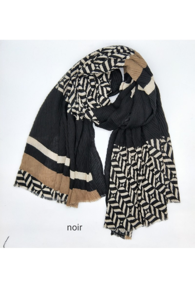 Großhändler LX Moda - Zerknitterter Schal für Damen