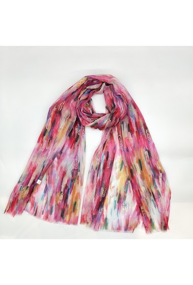 Wholesaler LX Moda - Shiny print scarf
