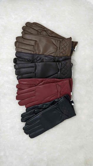 Wholesaler LX Moda - Women's synthetic lined gloves
