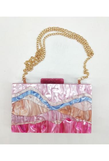 Wholesaler LX Moda - Acrylic pouch with abstract pattern
