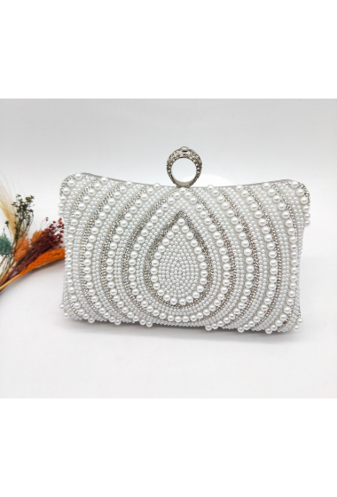 Großhändler LX Moda - Evening pouch with pearl and strasse