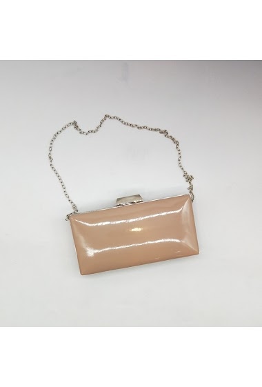 Wholesaler LX Moda - Smooth synthetic evening clutch