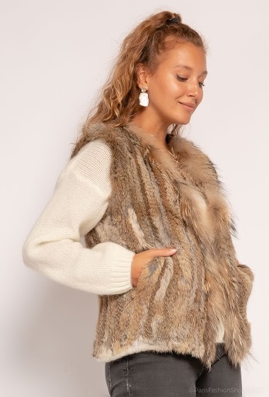 Wholesaler LX Moda - Cropped fur jacket