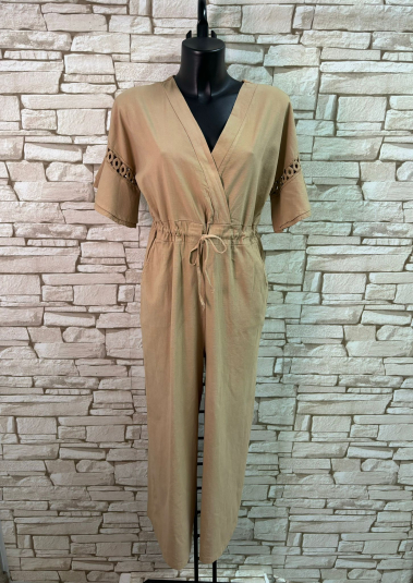 Wholesaler LYCHI - Linen and cotton jumpsuit