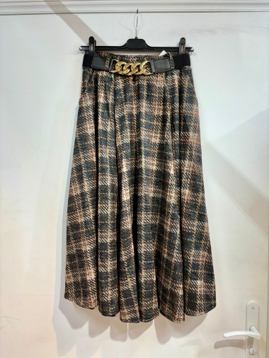 Wholesaler LYCHI - Plaid skirt
