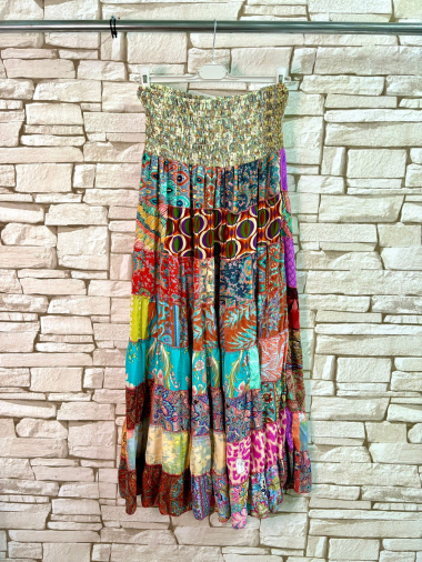 Wholesaler LYCHI - patchwork skirt