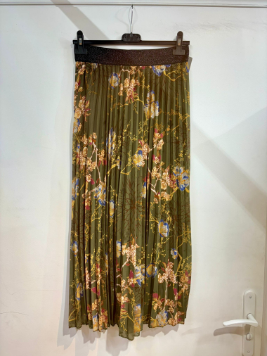 Wholesaler LYCHI - Printed pleated skirt