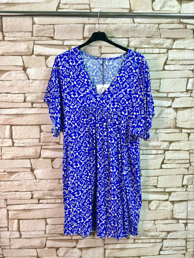 Wholesaler LYCHI - Short printed viscose dress