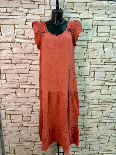 Wholesaler LYCHI - Cotton gas dress