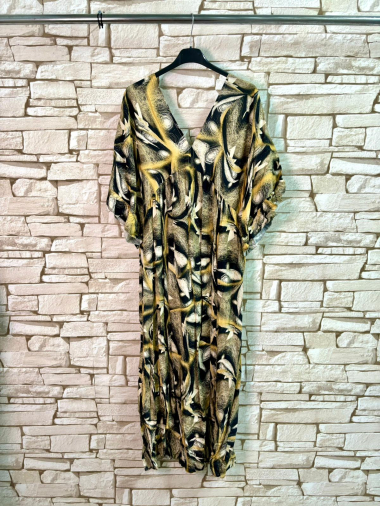 Wholesaler LYCHI - printed viscose dress