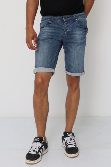 Wholesaler Lysande - blue jean bermuda shorts
