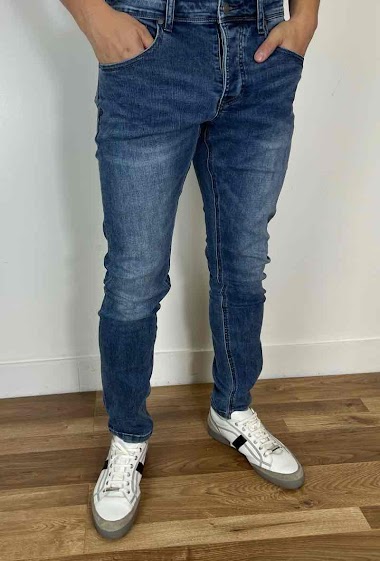 Großhändler Lysande - Schmale blaue Jeans