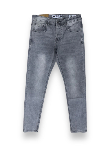 Wholesaler Lysande - Men's slim gray jeans