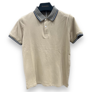 Großhändler Lysande - Poloshirt mit Kragen und Ärmeldetail
