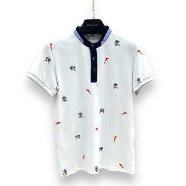 Wholesaler Lysande - Mandarin collar polo shirt