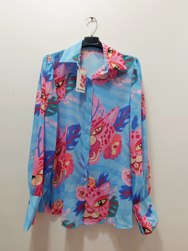 Wholesaler M.L Style - Leopard print shirt