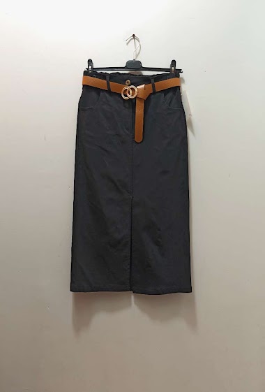 Wholesaler M.L Style - Bengaline skirt with belt