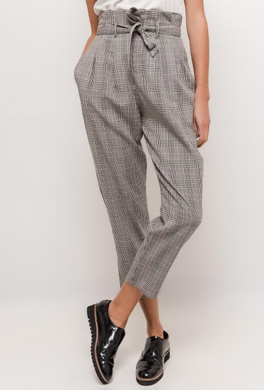 Wholesaler M.L Style - High waist check pants