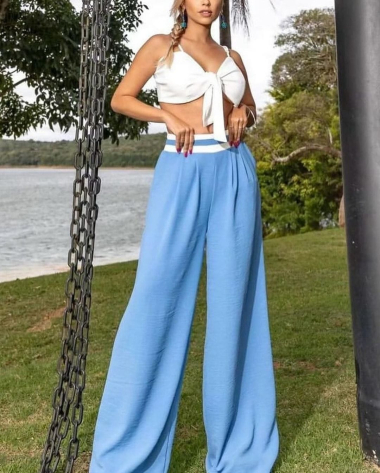 Grossiste M.L Style - Pantalon bicolore