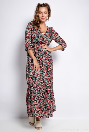Wholesaler M.L Style - Flower print dress