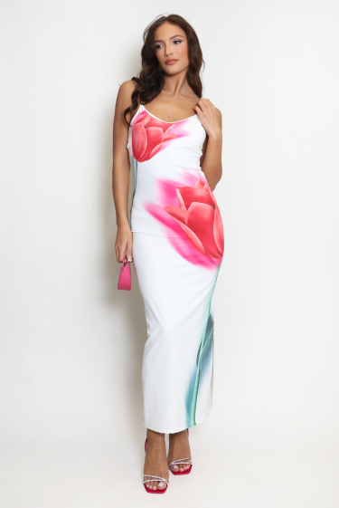 Wholesaler M.L Style - Flower print dress