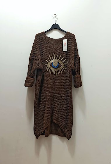 Grossiste M.L Style - Robe maille EYE