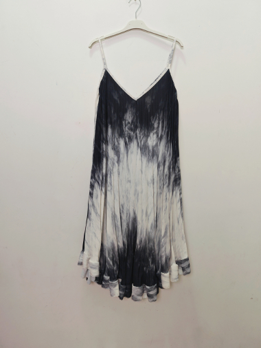 Grossiste M.L Style - Robe plissée à imprimé