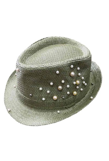Wholesaler Mac Moda - Hat with pearls