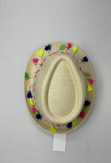 Wholesaler Mac Moda - Borsalino hat with pompom